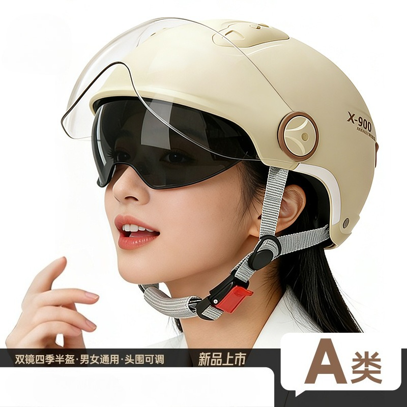 Motorcycle Gear Urban - خوذة صيفية عالمية للدراجات الكهربائية والدراجات