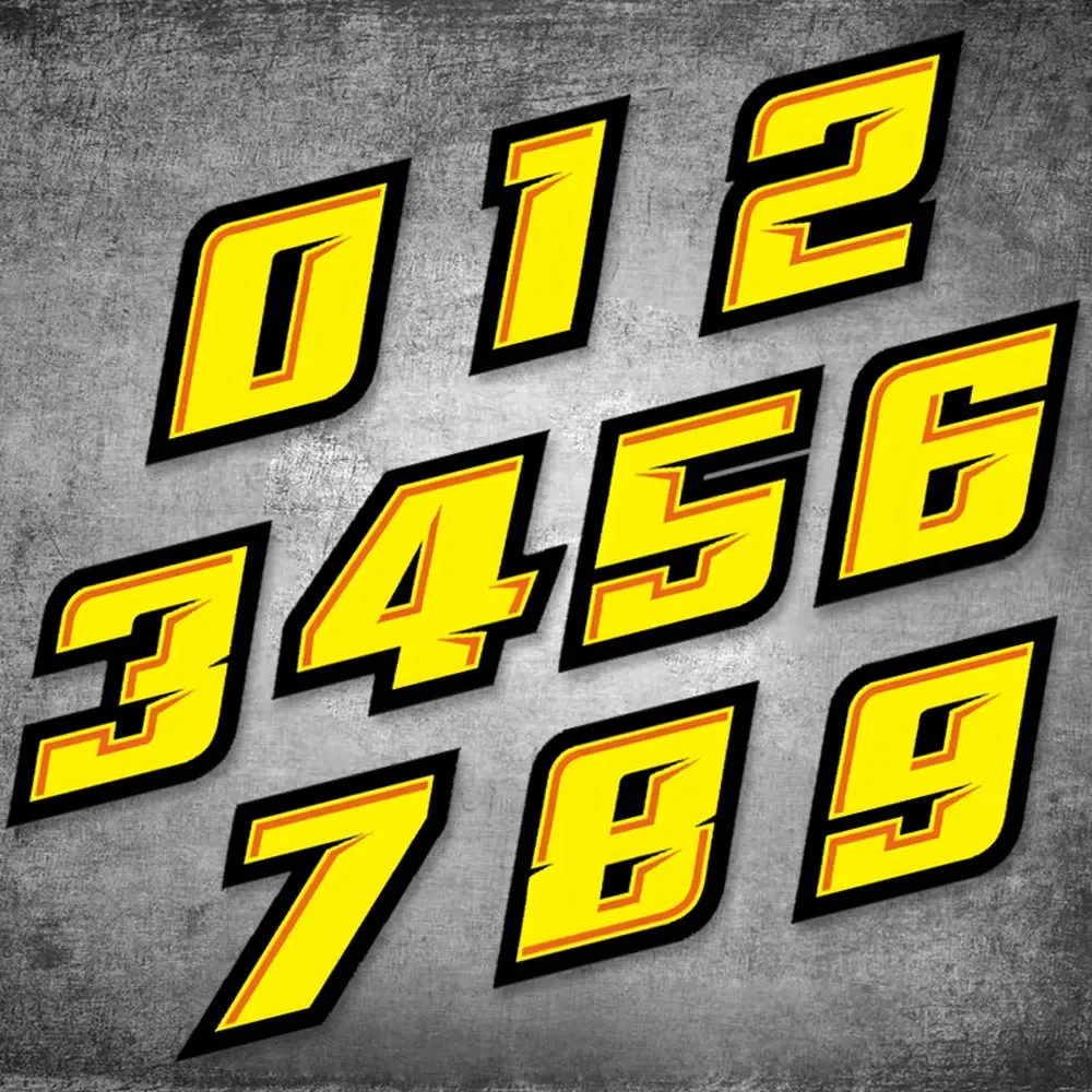 Motorcycle Gear Yellow - 0123456789 الأصفر عدد سيارة دراجة نارية