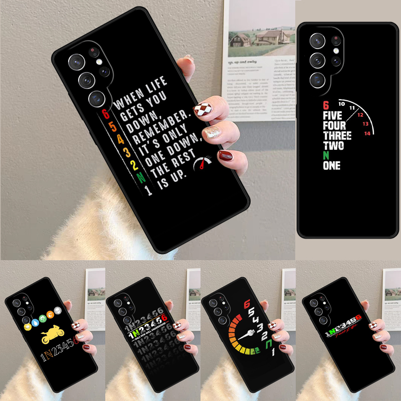 Motorcycle Gear Quotes - غطاء هاتف سيليكون بتصميم دراجة نارية