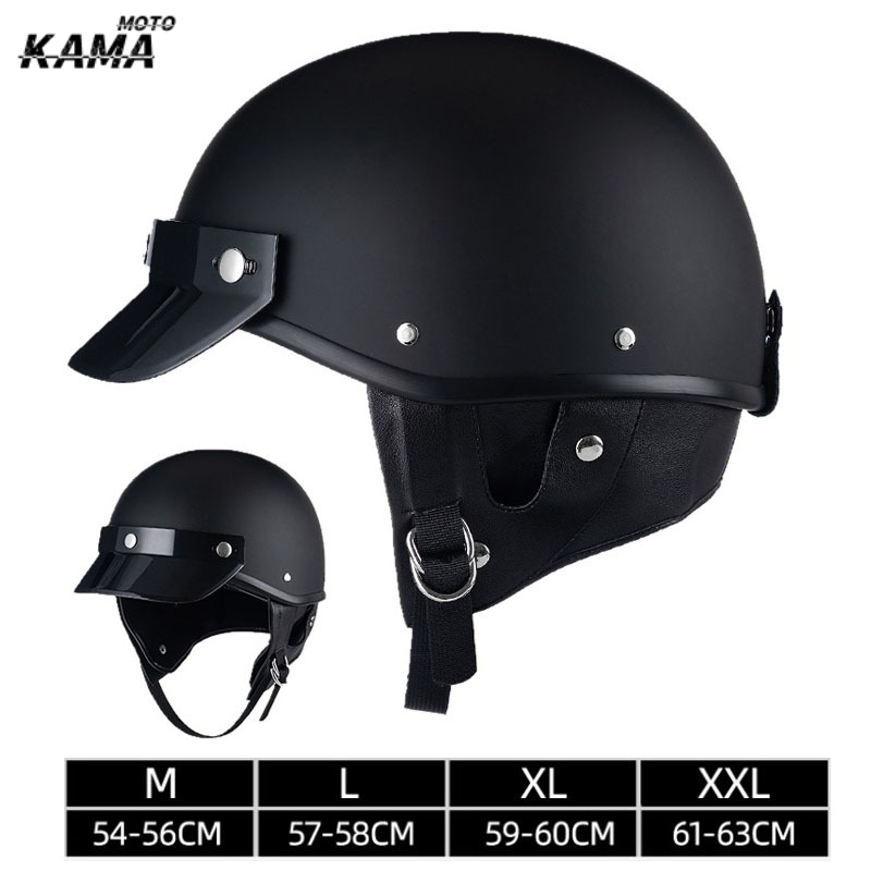 Motorcycle Gear Urban - خوذة نصفية كلاسيكية خفيفة الوزن مفتوحة