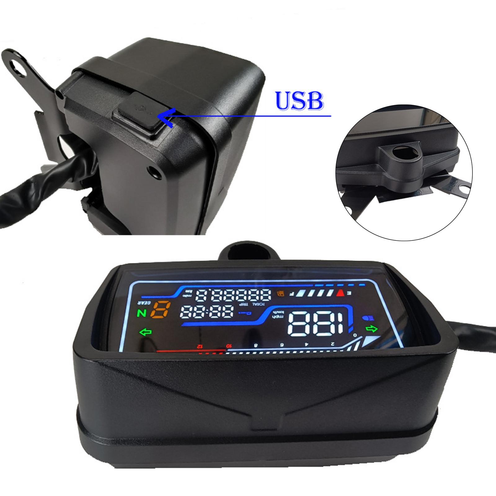 Motorcycle Gear Urban - عداد سرعة رقمي للدراجات النارية مضاد