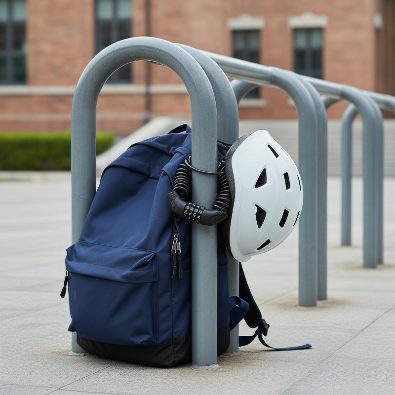 Motorcycle Gear Helmets - قفل خوذة دراجة نارية أسود برمز