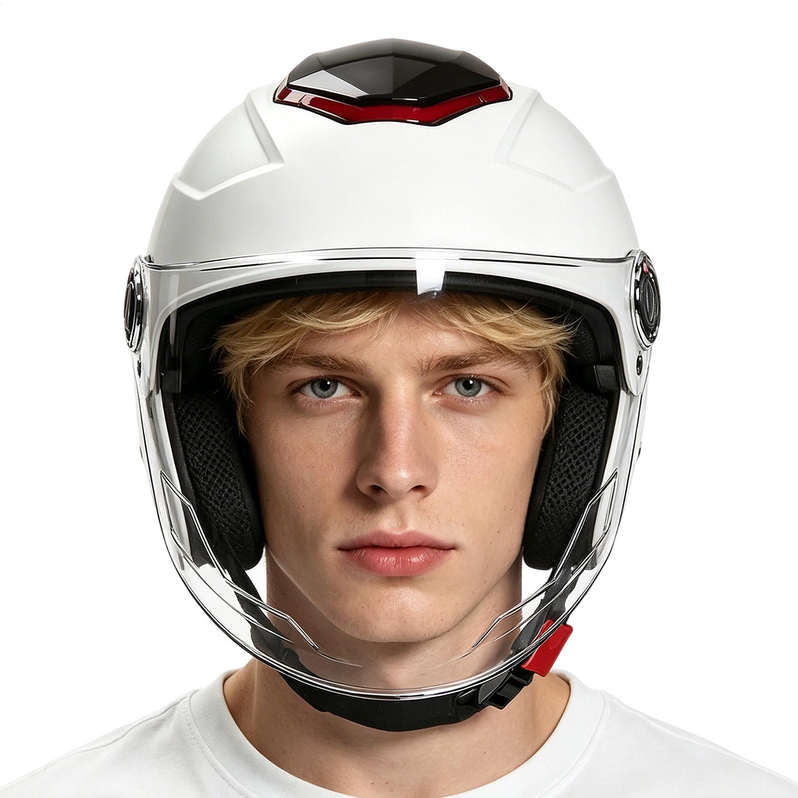 خوذة دراجة نارية قابلة للتنفس  - مراجعة Motorcycle Gear Urban وسعره