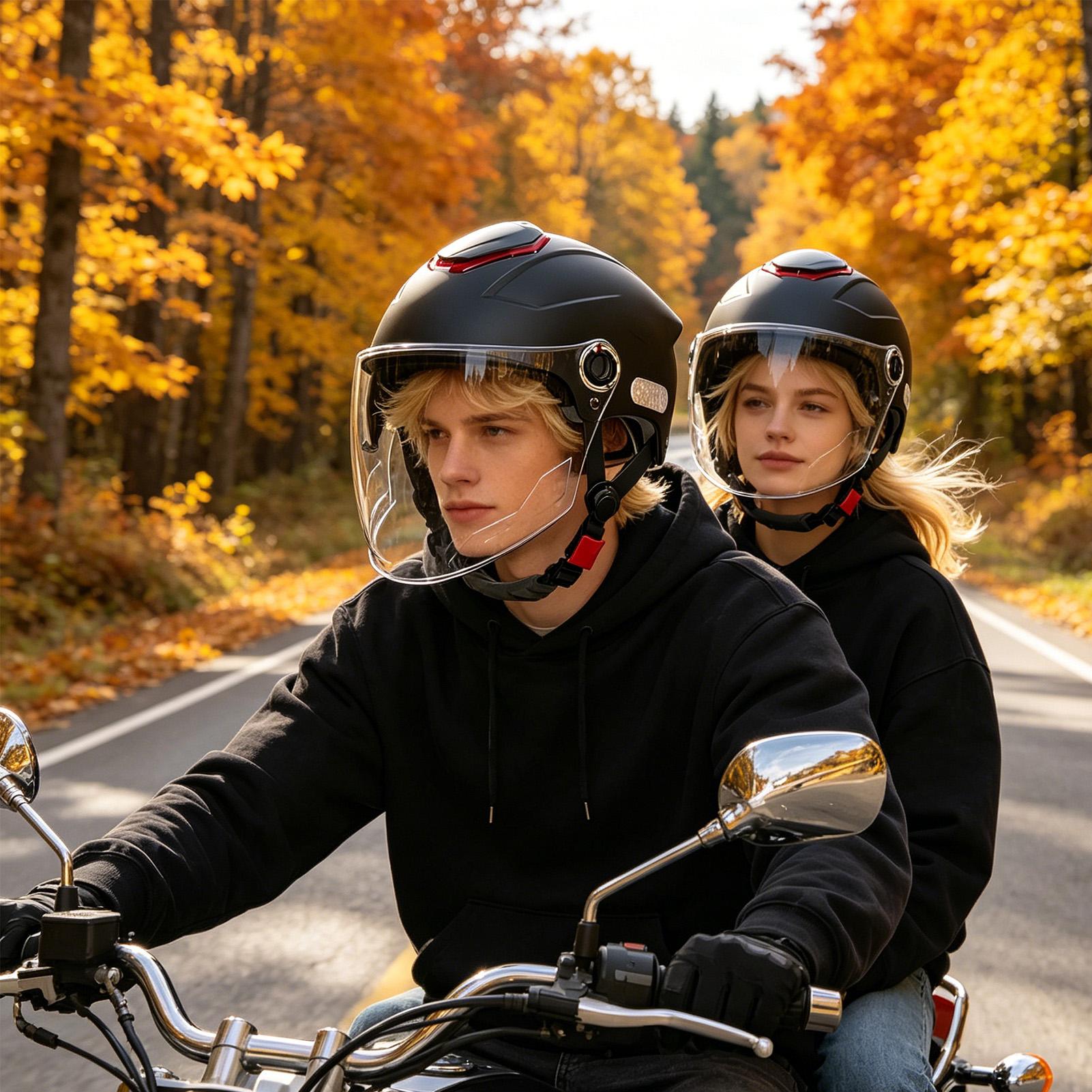 خوذة دراجة نارية قابلة للتنفس  - مراجعة Motorcycle Gear Urban وسعره
