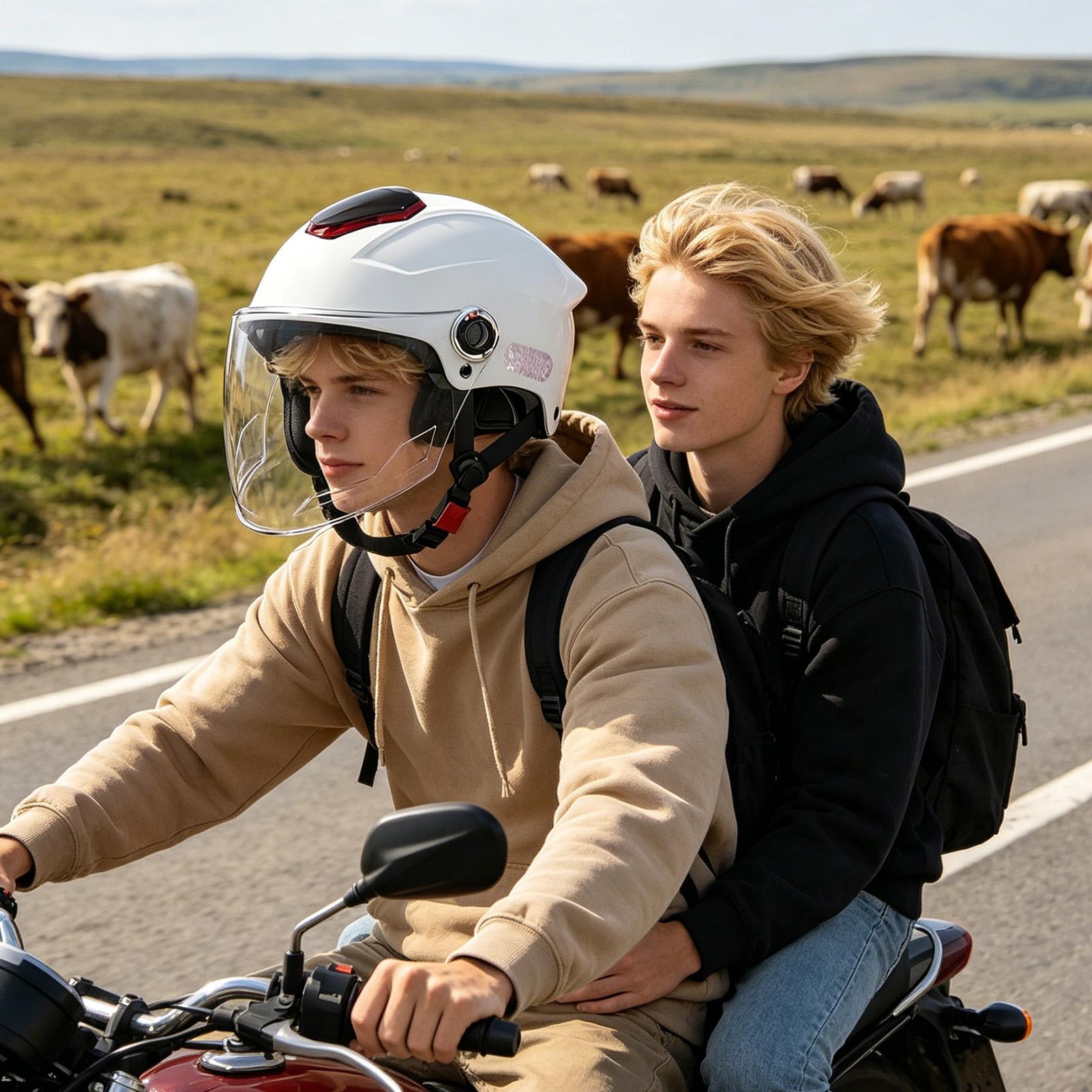 خوذة دراجة نارية قابلة للتنفس  - مراجعة Motorcycle Gear Urban وسعره