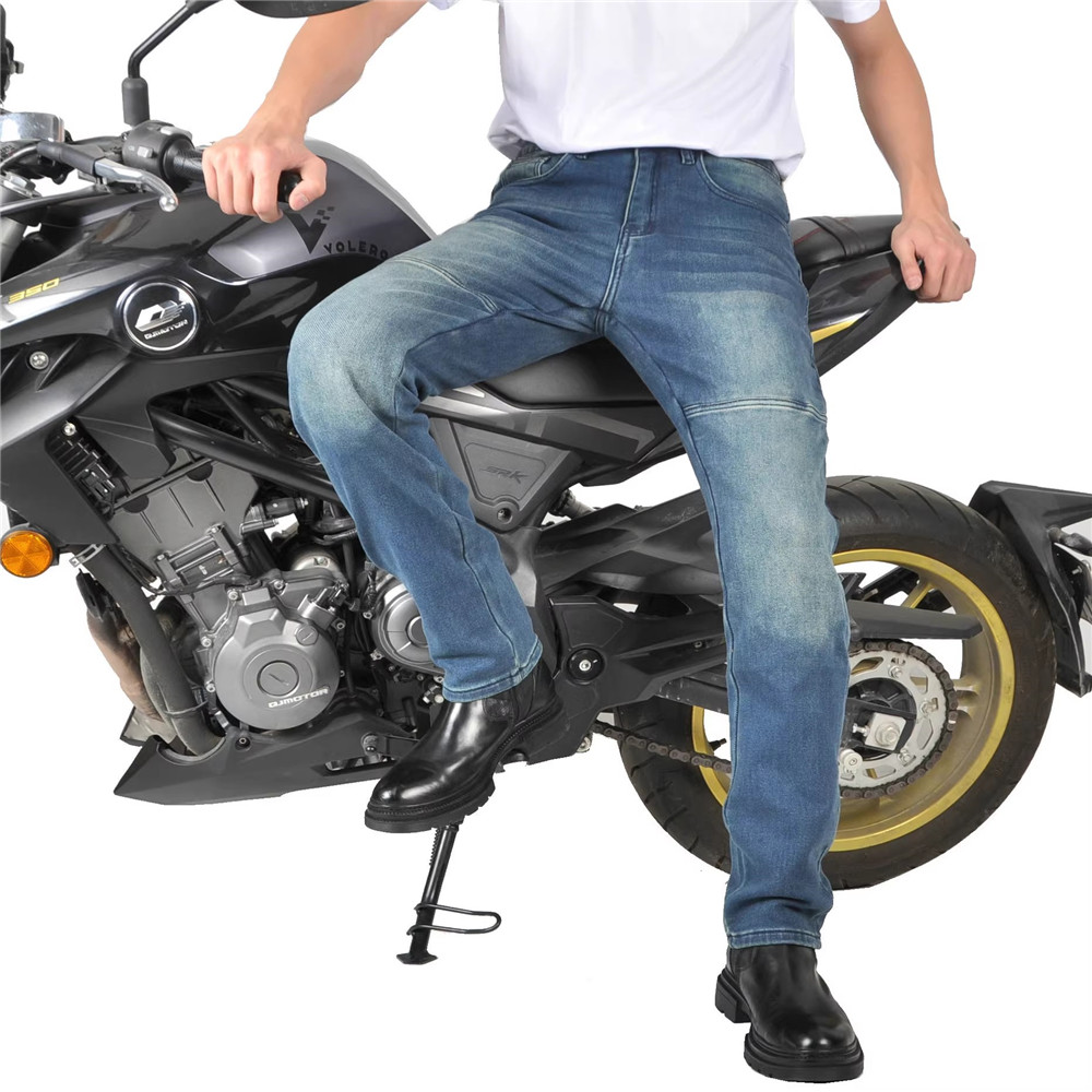 سروال جينز لركوب الدراجات النا - مراجعة Motorcycle Wearing Gear وسعره