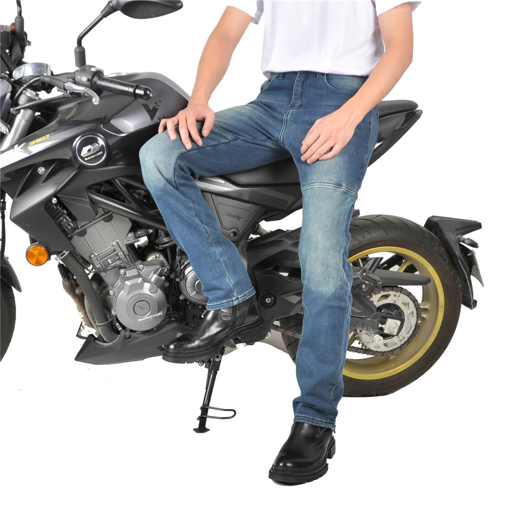 سروال جينز لركوب الدراجات النا - مراجعة Motorcycle Wearing Gear وسعره