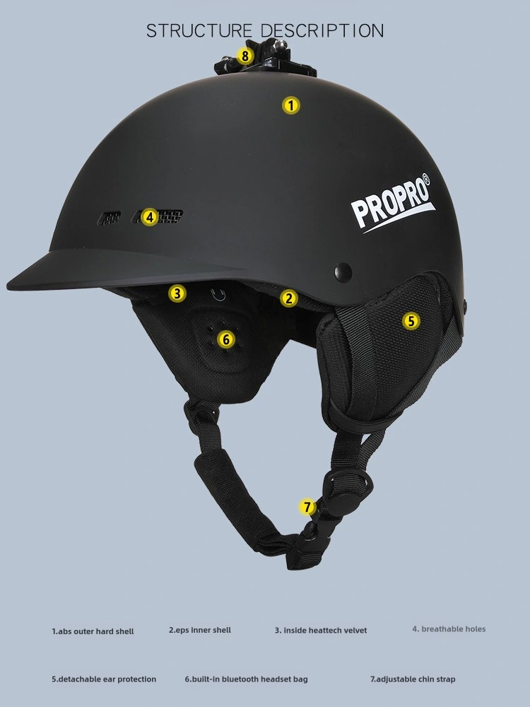 خوذة تزلج للرجال، خوذة دراجات  - مراجعة Motorcycle Gear Helmets وسعره