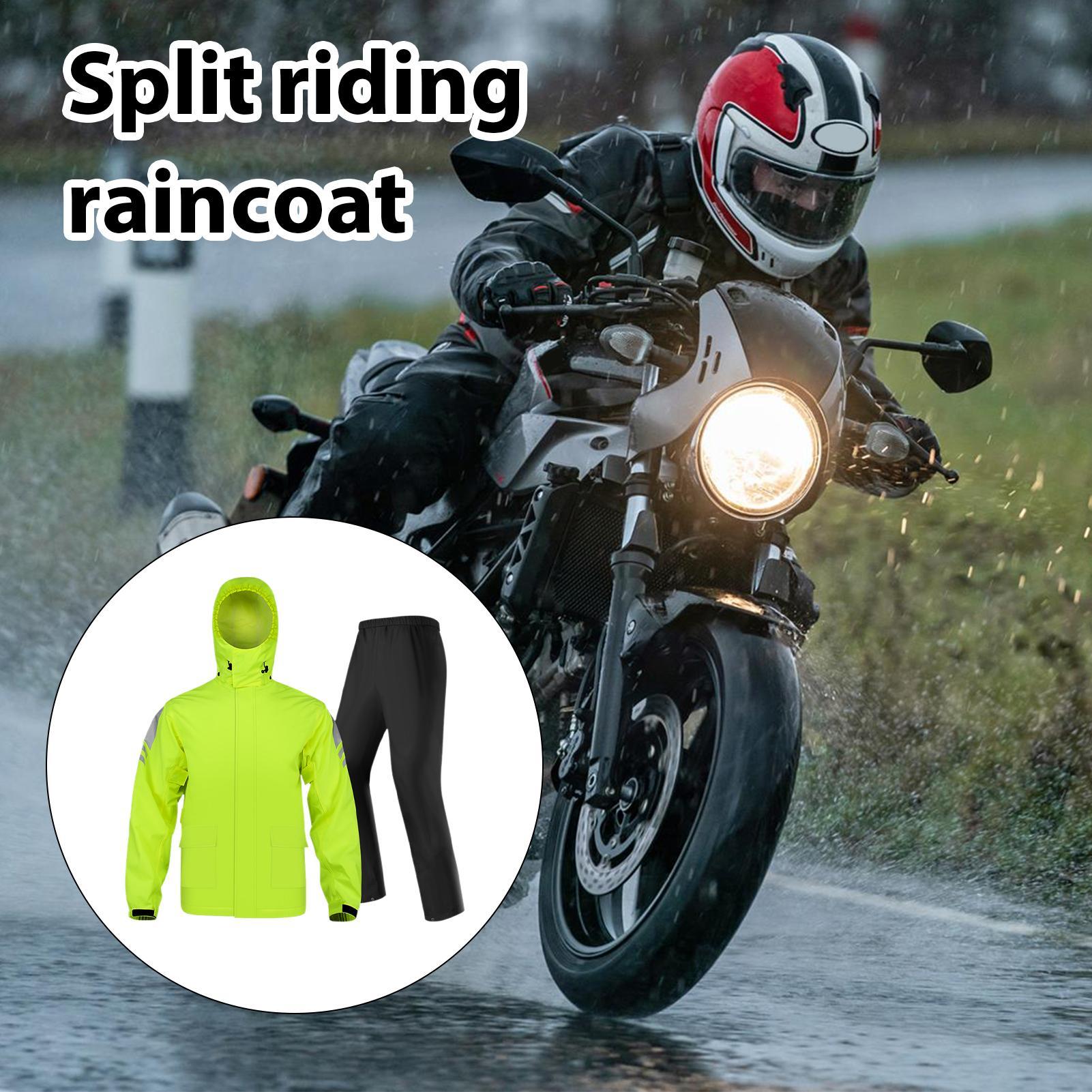 بدلات مطر مقاومة للماء للرجال، - مراجعة Motorcycle Gear Rain وسعره