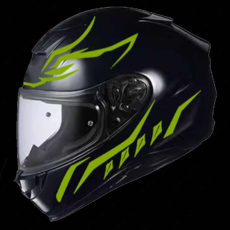 ملصقات زخرفية للدراجات النارية - مراجعة Motorcycle Gear Yellow وسعره