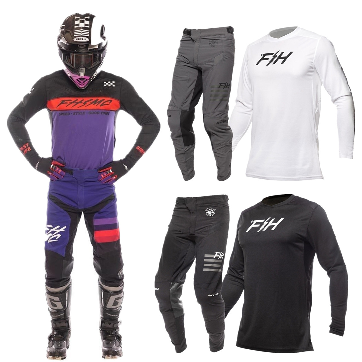 2026 FH موتوكروس مجموعة تروس ا - مراجعة Motorcycle Wearing Gear وسعره