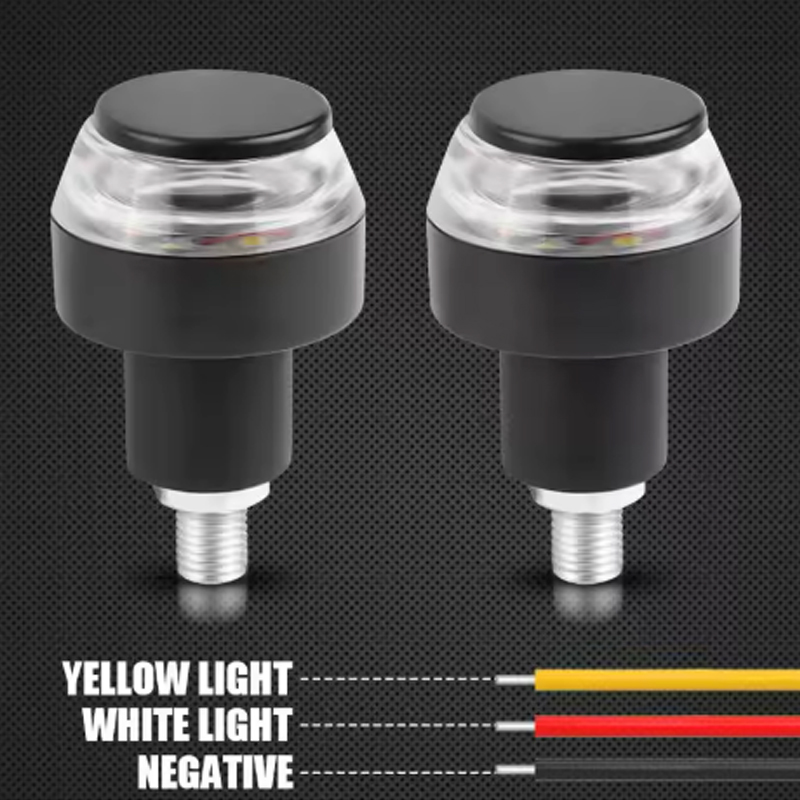 12 فولت LED دراجة نارية المقود - مراجعة Motorcycle Gear Yellow وسعره