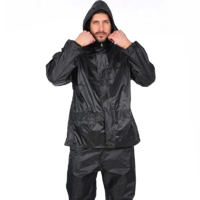 أسود دراجة نارية الأسود الكبار - مراجعة Motorcycle Gear Rain وسعره