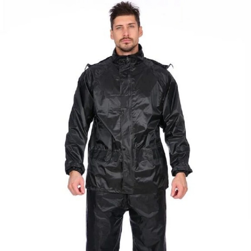 أسود دراجة نارية الأسود الكبار - مراجعة Motorcycle Gear Rain وسعره