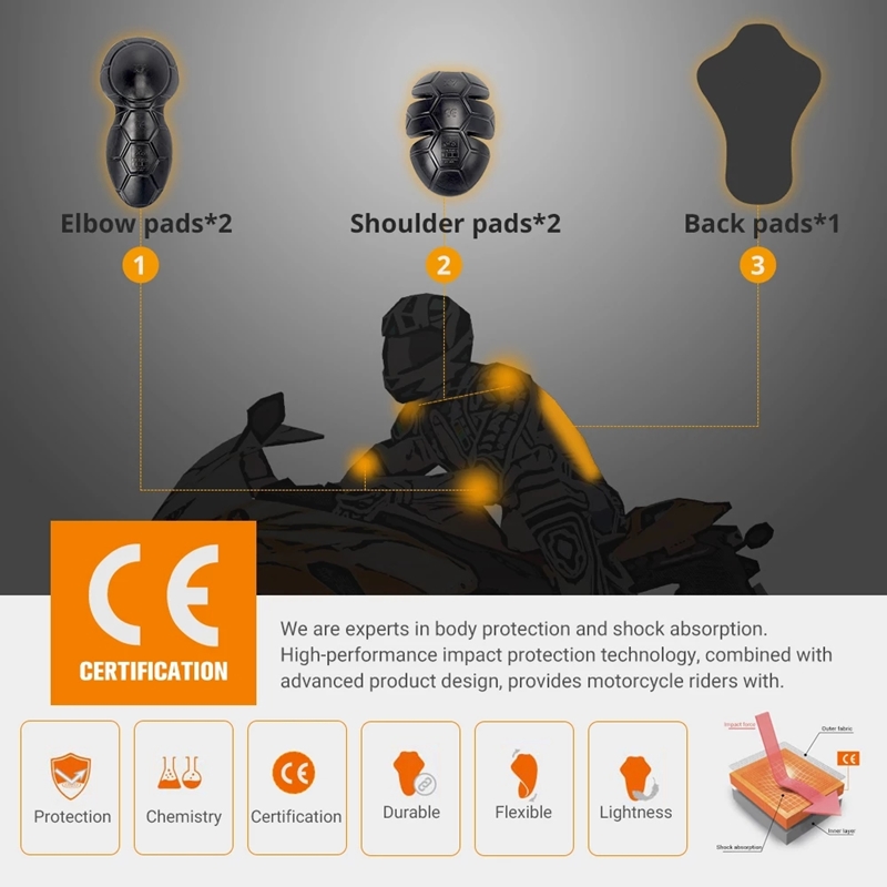 دراجة نارية سترة إدراج واقية و - مراجعة Motorcycle Gear For Sale وسعره