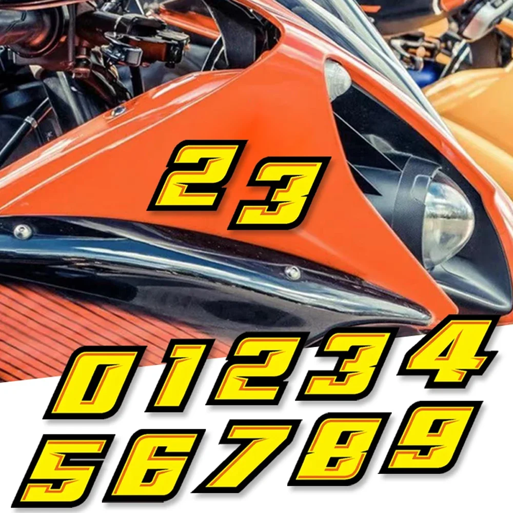 0123456789 الأصفر عدد سيارة در - مراجعة Motorcycle Gear Yellow وسعره