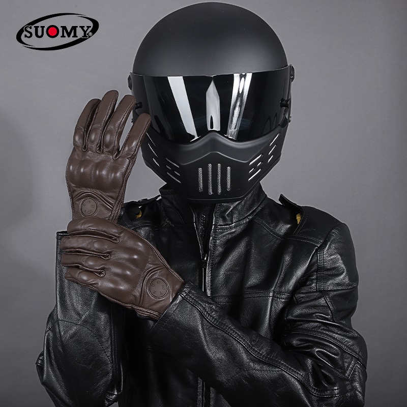 قفازات دراجات نارية من الجلد ب - مراجعة Motorcycle Gear Yellow وسعره