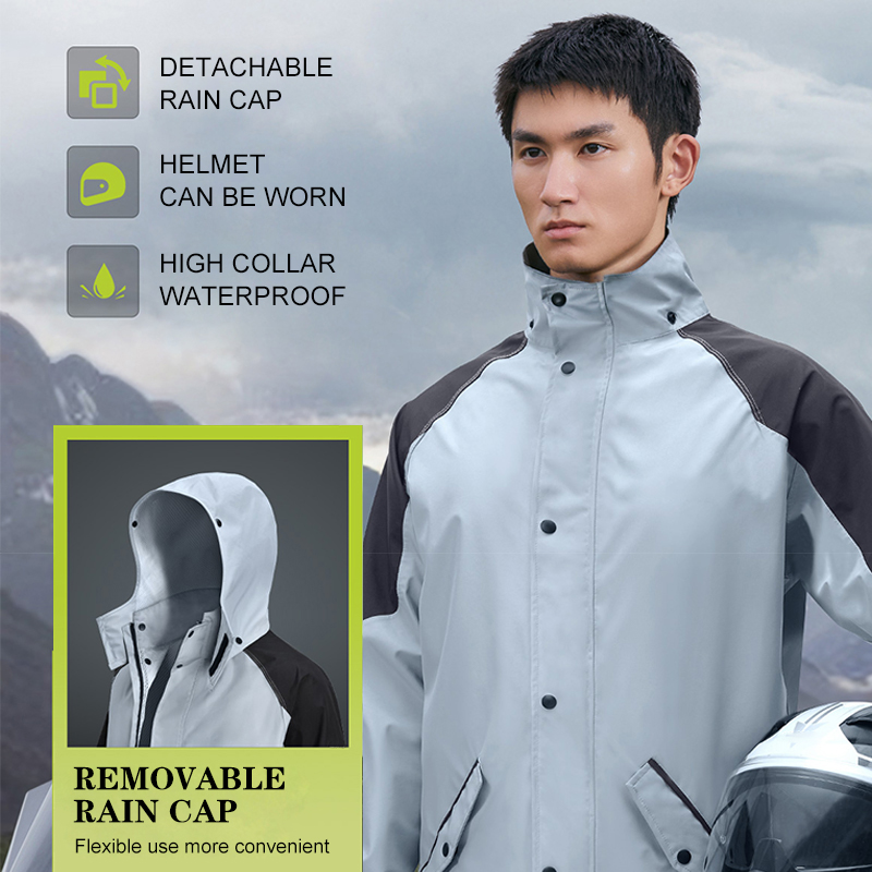 بدلة مطر للرجال والنساء، سترات - مراجعة Motorcycle Gear Rain وسعره