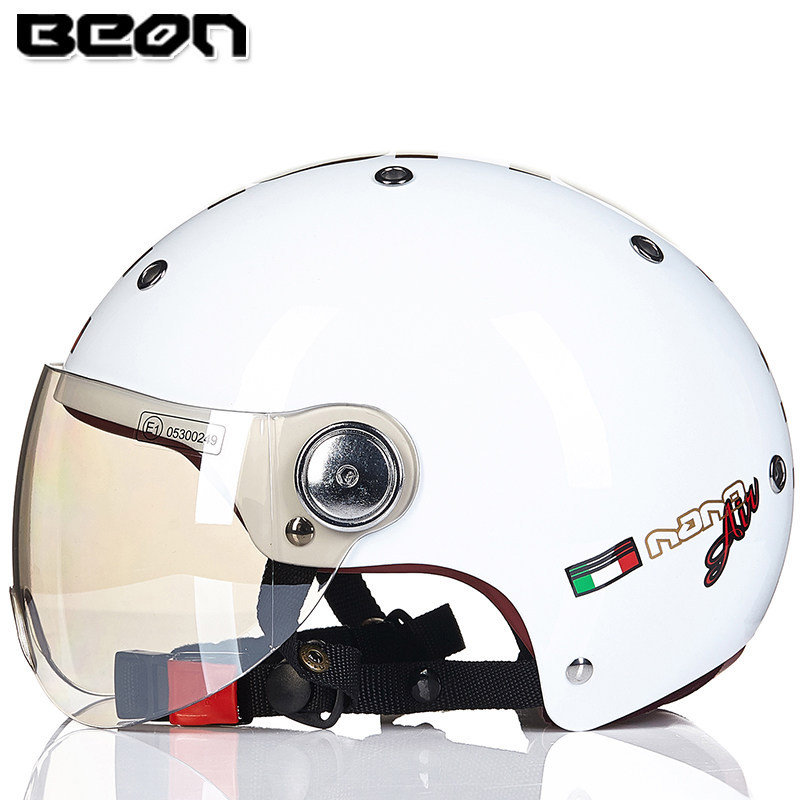 خوذة دراجة نارية BEON B103 مفت - مراجعة Motorcycle Gear Urban وسعره