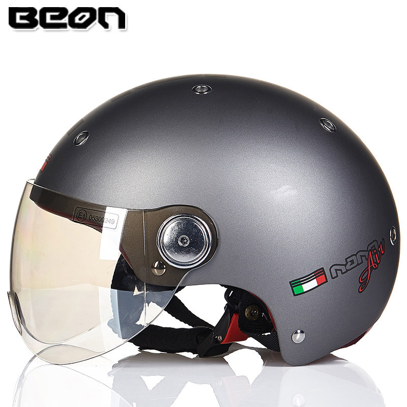 خوذة دراجة نارية BEON B103 مفت - مراجعة Motorcycle Gear Urban وسعره