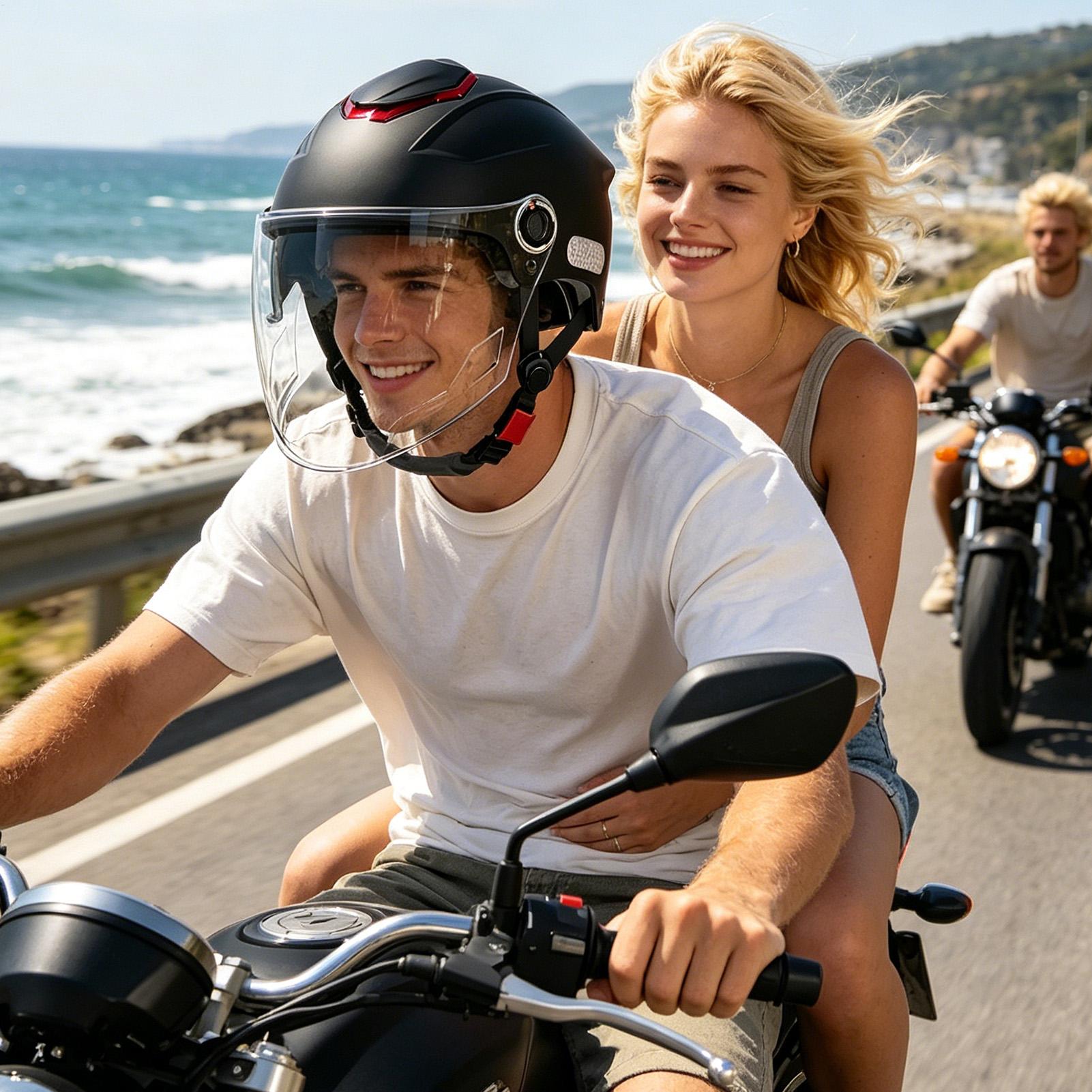 خوذة دراجة نارية قابلة للتنفس  - مراجعة Motorcycle Gear Urban وسعره