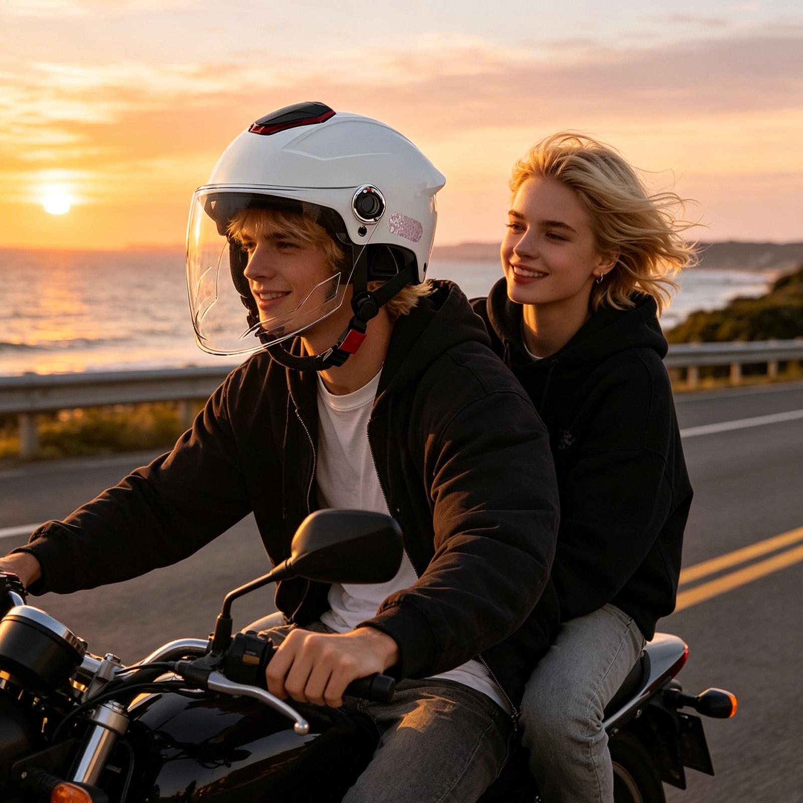 خوذة دراجة نارية قابلة للتنفس  - مراجعة Motorcycle Gear Urban وسعره