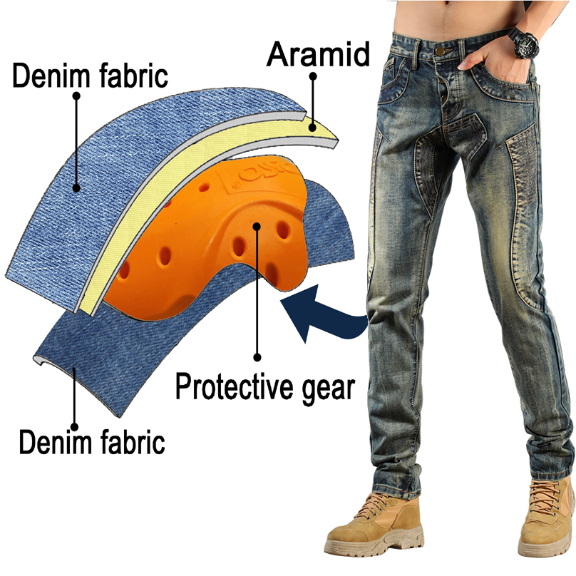 بنطلون جينز للدراجات النارية م - مراجعة Motorcycle Gear Urban وسعره